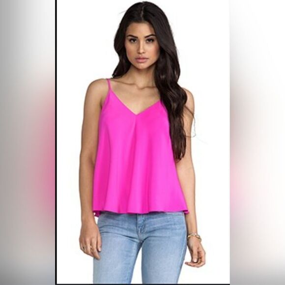 Amanda uprichard alana top in hot pink - Picture 1 of 7